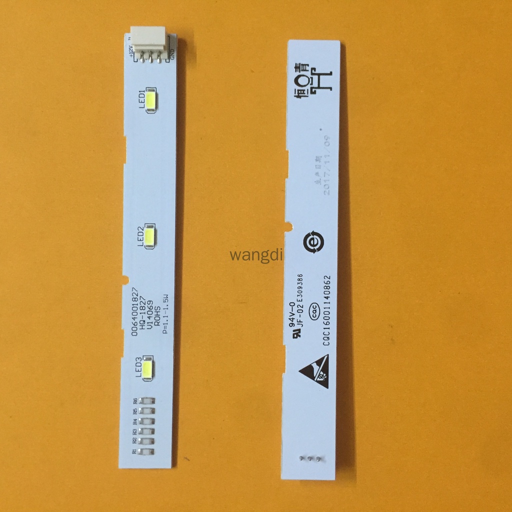 1 ชิ้นเหมาะสําหรับ Haier Opposite ประตูตู้เย็นตู้เย็นตู้แช่แข็งไฟ LED BCD-518WDGH หลอดไฟ0064001827
