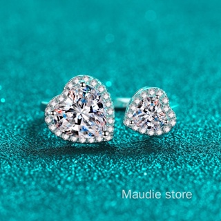 ใหม่ แหวนเงินแท้ 925 100% ประดับเพชรโมอิส พลอยเทียม 2.5ct แฟชั่น สําหรับผู้หญิง งานแต่งงาน ปาร์ตี้ 2023