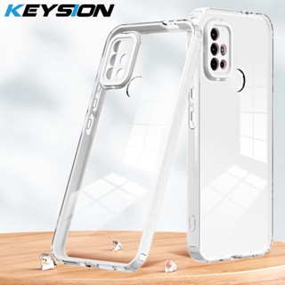 Keysion เคสโทรศัพท์มือถือซิลิโคน TPU ใส กันกระแทก ปิดด้านหลัง สําหรับ Motorola MOTO G30 G20 G10 MOTO G30 G20 G10