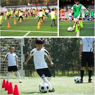 สูง 8 นิ้ว ชุด 12 ชิ้น กรวยซ้อมวิ่ง กรวยฝึกซ้อม กรวยกีฬา Sport training cone