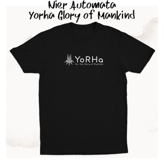 เสื้อยืด พิมพ์ลายอนิเมะ Yorha Glory of Mankind Nier Automata K0144