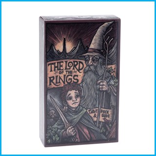 ใหม่ ไพ่ทาโรต์ The Lord Of The Rings Mysterious Divination สําหรับครอบครัว ปาร์ตี้