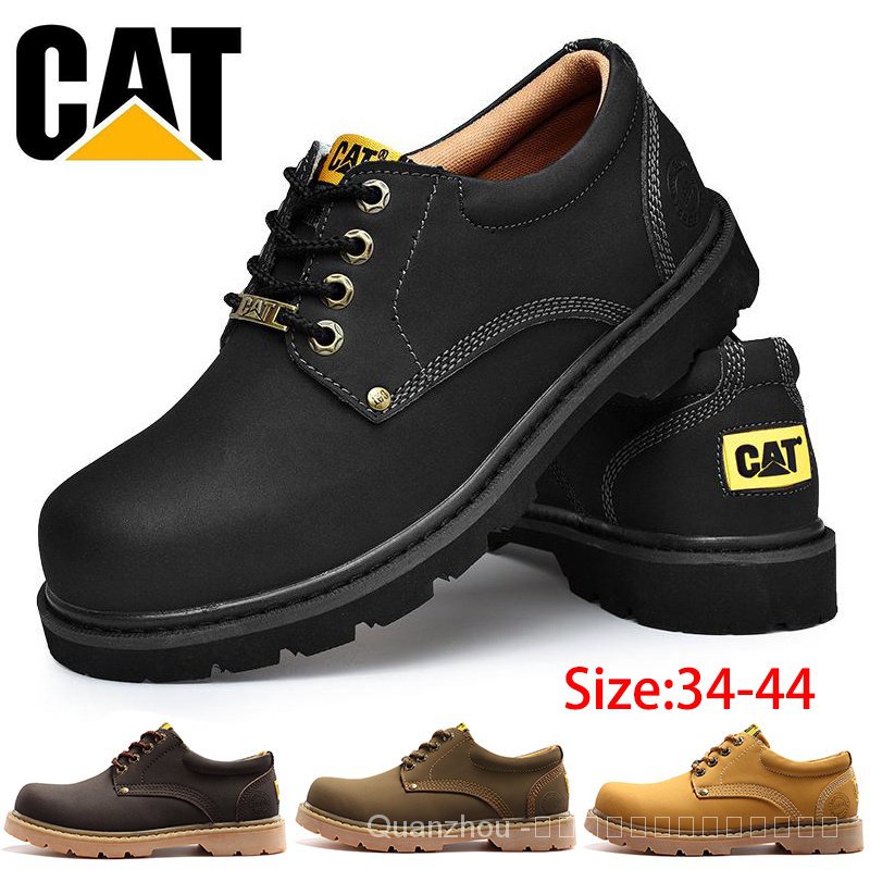 [ของแท้] Caterpillar 1904 รองเท้าบูทมาร์ติน ข้อสั้น แบบหนัง กันน้ํา กันลื่น สําหรับผู้ชาย และผู้หญิง QFVJ