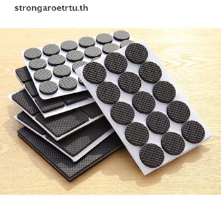 Strongaroetrtu แผ่นรองขาโต๊ะ เก้าอี้ เฟอร์นิเจอร์ มีกาวในตัว 48 ชิ้น