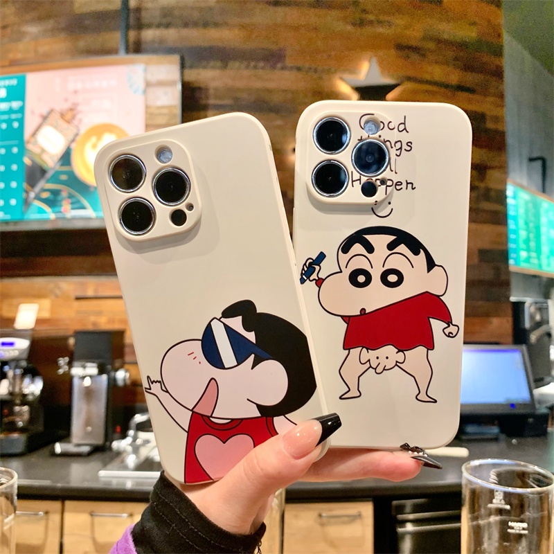 เคสโทรศัพท์มือถือแบบนิ่ม ลายการ์ตูนชินจัง สําหรับ OPPO A78 5G A16K A1K A16E F5 F7 F9 F11 PRO F1S K3 