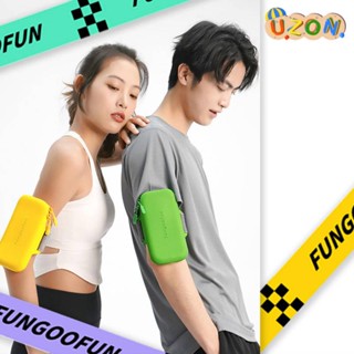 Fungoofun กระเป๋าใส่โทรศัพท์มือถือ แบบรัดแขน สําหรับเล่นกีฬา วิ่ง ฟิตเนส กลางแจ้ง