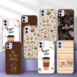 เคสโทรศัพท์มือถือแบบนิ่ม TPU ใส ลายการ์ตูนกาแฟ 49Q สําหรับ Samsung J2 Prime 4 Core J5 6 Plus J7 J8 S7