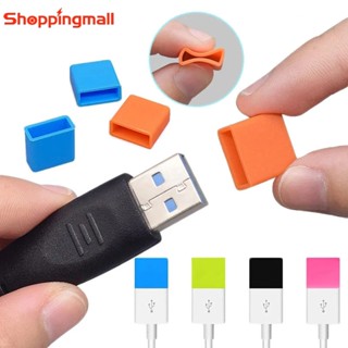 ฝาครอบซิลิโคนใส ป้องกันฝุ่น ป้องกันออกซิเดชั่น พอร์ต USB สําหรับสายเคเบิลข้อมูล