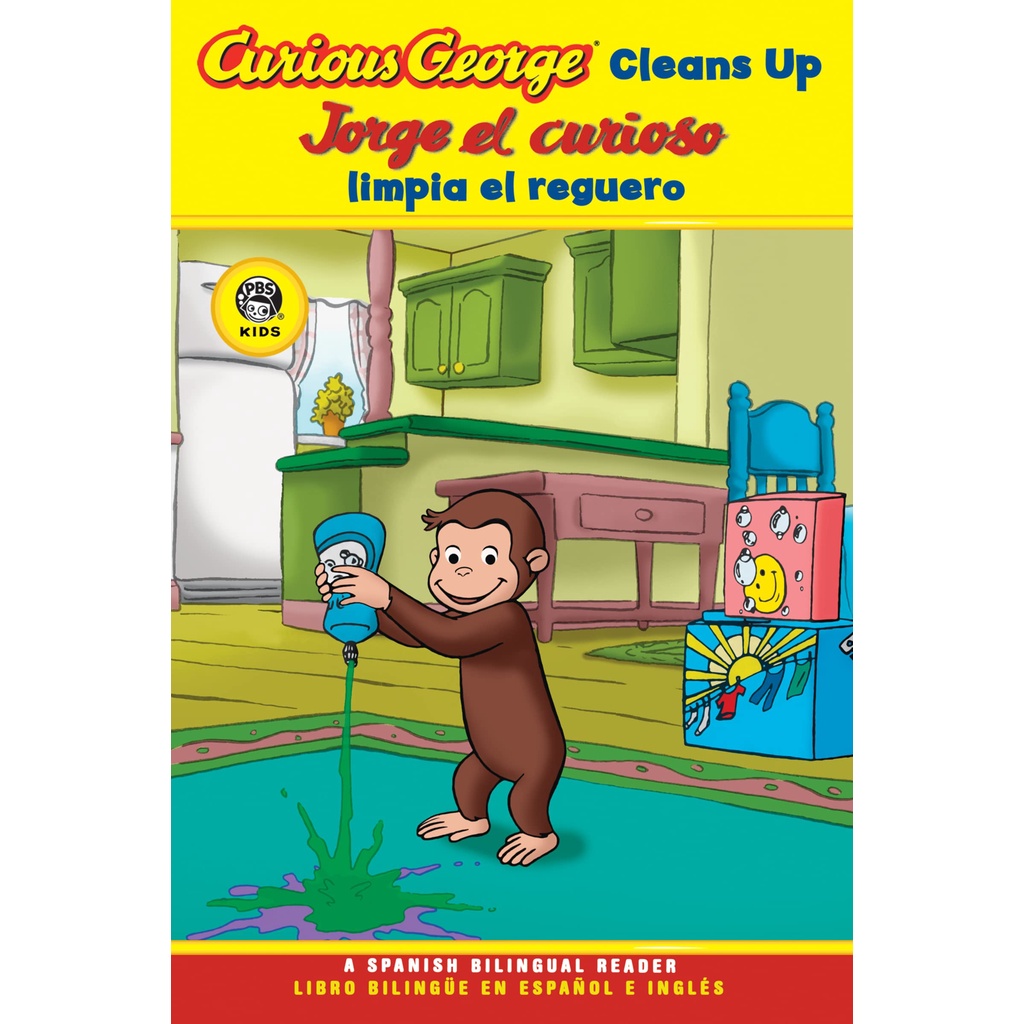 [sgstock] Jorge el curio Lefia el reguero/ Curious George Cleans Up - [ปกอ่อน]