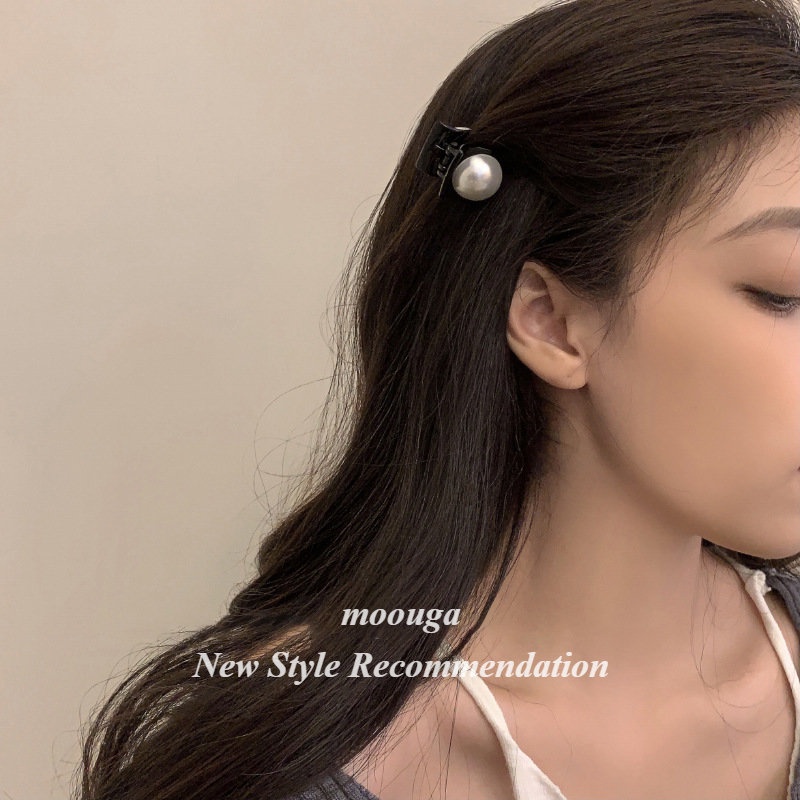 Moouga/korea Dongdaemun กิ๊บติดผม ทรงกลม ขนาดเล็ก เรียบง่าย ไม่ซ้ําใคร เข้ากับทุกชุด เครื่องประดับผม สไตล์ฝรั่งเศส