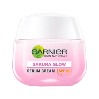 Garnier การ์นิเย่ สกิน แนทเซอรัลส์ ซากุระ โกลว์ ไฮยาลูรอน เซรั่ม ครีม เอสพีเอฟ30 พีเอ+++ 50 มล.