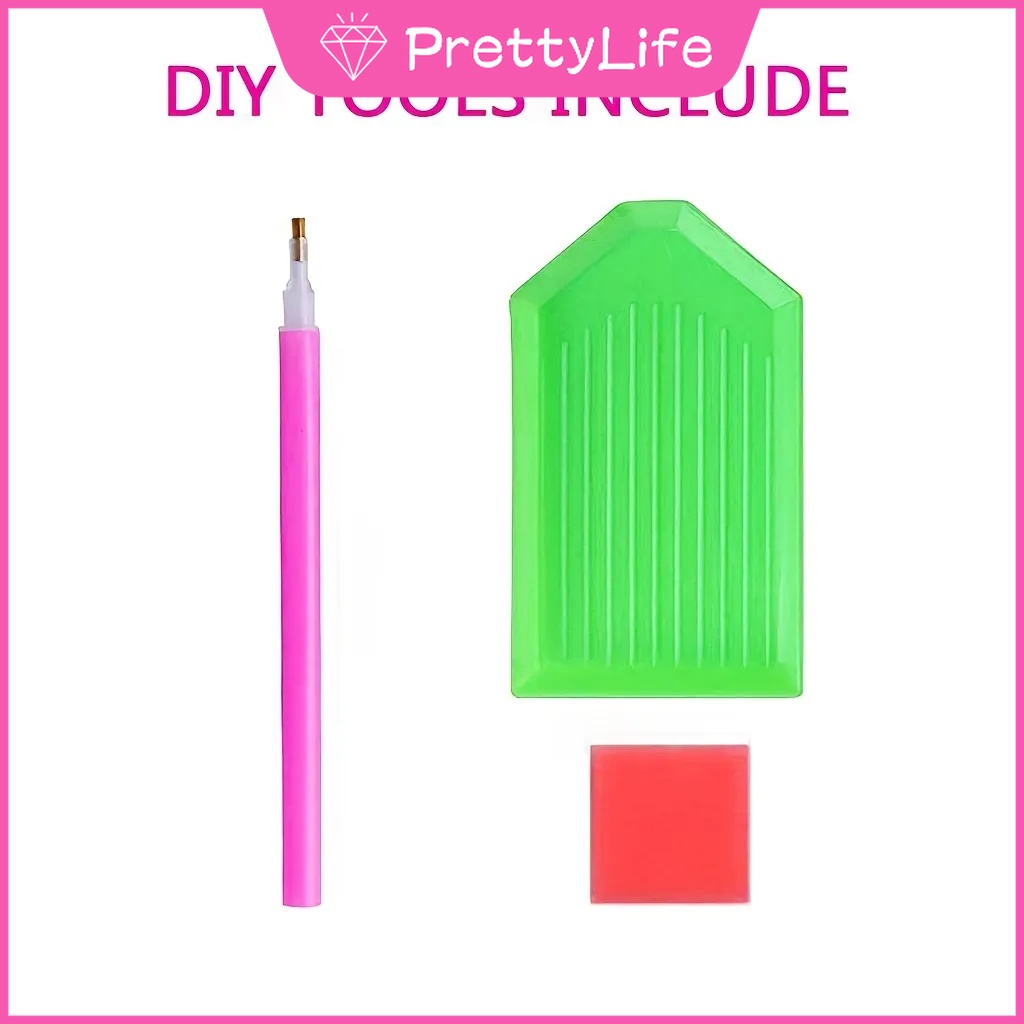 PL การ์ตูน Mickey Mouse Minnie ตัวอักษร 5D เพชรจิตรกรรมชุดคริสตัล Cross Stitch Full Diamond Home Wall ตกแต่ง 30x30 ซม./40x40 ซม./50X50 ซม. - รูปที่ 4