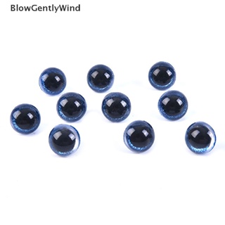 Blowgentlywind ดวงตาพลาสติก แต่งกลิตเตอร์ 3D 20 มม. ปลอดภัย สําหรับทําตุ๊กตา 10 ชิ้น BGW