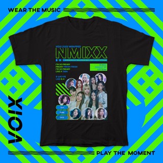 เสื้อยืด ลาย KPOP NMIXX - VOIX WRAPPED 2022 TEE (Haewon Lily Sullyoon Bae Jinni Jiwoo Kyujin)