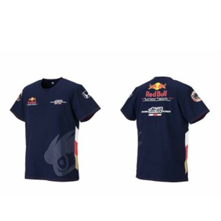 เสื้อยืดแขนสั้น แบบแห้งเร็ว ลาย Redbull F1 สําหรับผู้ชาย และเด็กผู้หญิง เหมาะกับการขี่รถมอเตอร์ไซค์