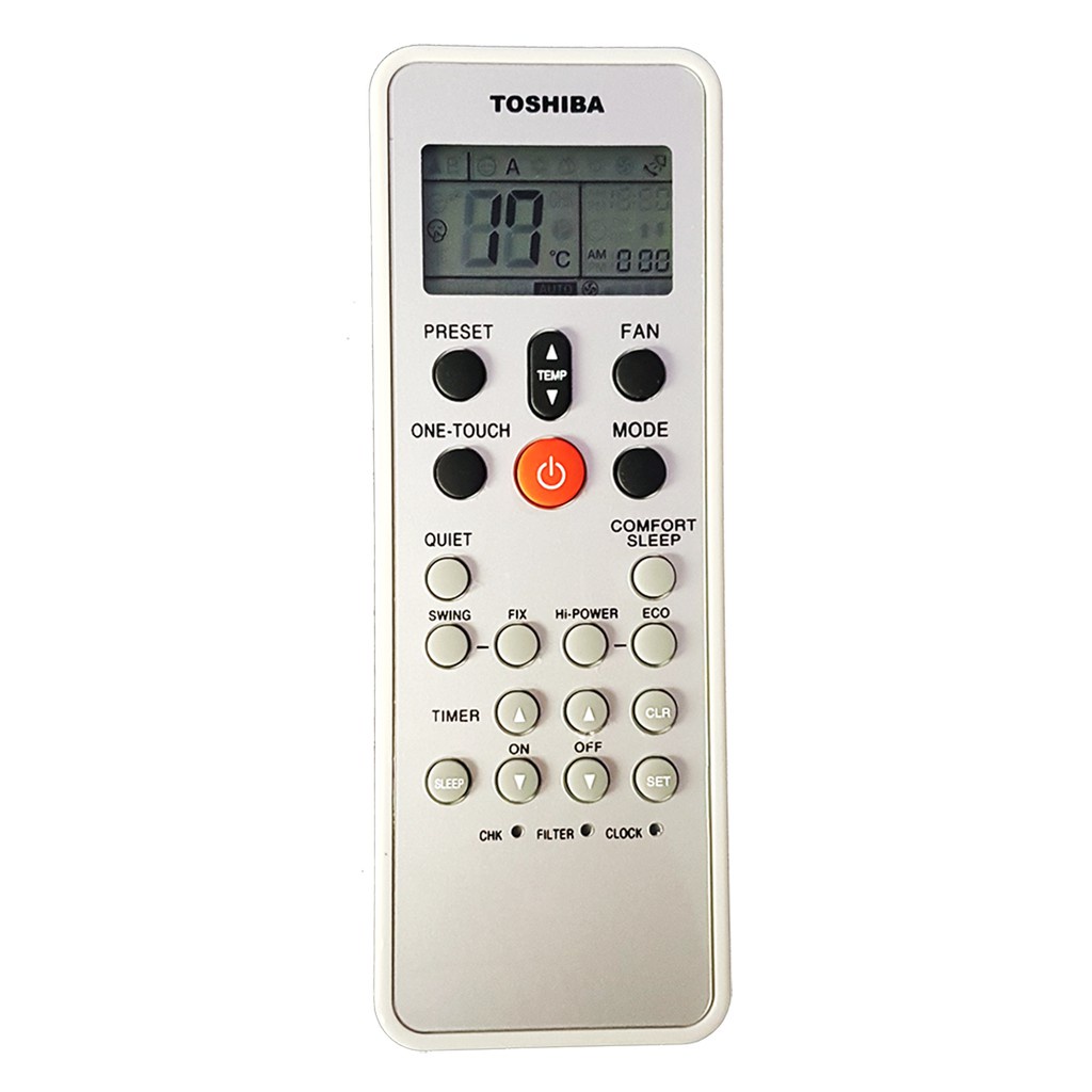 [ครอบพร้อมการรับประกัน] รีโมทคอนโทรล Toshiba Aircon รีโมท Toshiba WC-L03SE WH-L03SE KTDZ003