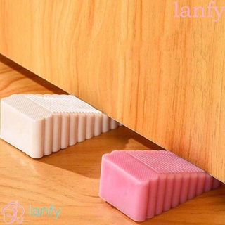 Lanfy ยางกันชนประตูกันลื่นเสียงเงียบสําหรับประตูห้องนอนหลากสี