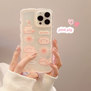 Huyh6 เคสโทรศัพท์มือถือ ซิลิโคน ใส ลายหมูสีชมพู สําหรับ Nova5 Huawei Mate40pro P50 P20 P40pro P30