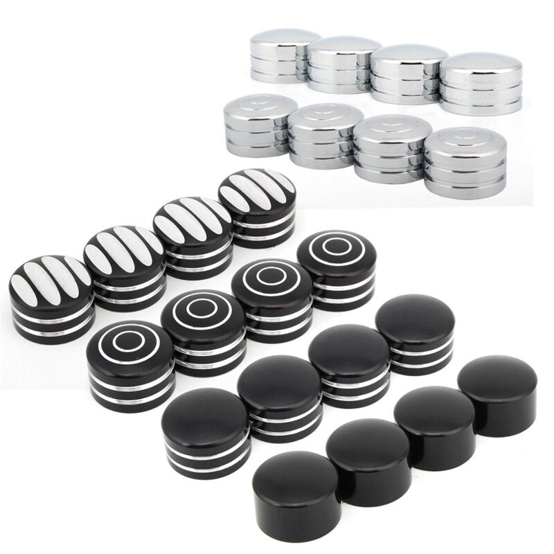 4pcs รถจักรยานยนต์ Spark Plug Head Bolt ฝาครอบสกรูหมวกสําหรับ Harley Twin Cam Sportster 883 1200 Touring Street Glide 1999-2022
