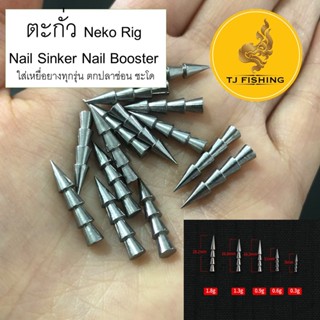 ถูกสุด ตะกั่ว 1กล่อง5และ3 Neko Rig Nail Sinker Nail Booster  ตัวและใส่เหยื่อยางทุกชนิด ตกปลาช่อน ชะโด