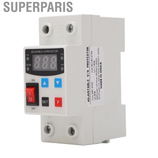 Superparis 240V300V 40A Auto Reset Protector DIN  Voltage Protector Over Under Voltage