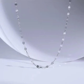 สร้อยคอโซ่ เหล็กไทเทเนียม ชุบทอง 18K หรูหรา diy