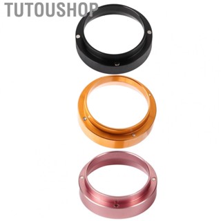 Tutoushop Dosing Funnel Aluminum Smart Dosing Ring for Beer Mug Coffee  Tool Espresso Barista for 58MM Coffee Filter