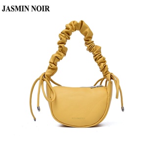 Jasmin NOIR กระเป๋าสะพายไหล่ กระเป๋าถือ หนัง PU ขนาดเล็ก เรียบง่าย สําหรับสตรี