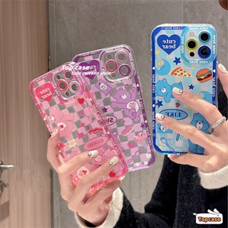 เคสโทรศัพท์มือถือแบบนิ่ม TPU ลายการ์ตูนหมี สีรุ้ง สําหรับ Realme C35 C33 C31 C30 C25Y C21Y C25 C25s C21 C20 C20A C17 C15 C12 C11 8i 6i 5i Narzo 50A Prime 50i 50A 30A