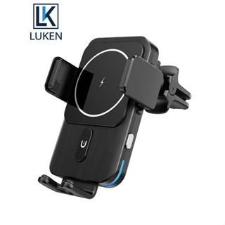 Luken อุปกรณ์เมาท์ขาตั้งชาร์จไร้สาย ชาร์จเร็ว ปรับได้ สําหรับ ip 14 13 12 15W Huawei P40