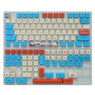 ชุดปุ่มกดคีย์บอร์ด 132 คีย์ XDA Profile PBT สําหรับคีย์บอร์ด Mechanical