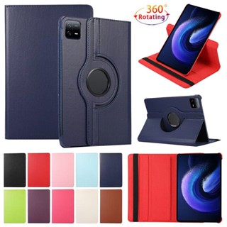 เคสแท็บเล็ตหนัง ฝาพับ กันกระแทก หมุนได้ พร้อมขาตั้ง สําหรับ Xiaomi Mi Pad 6 Mi Pad 6 Pro 11 นิ้ว 2023