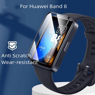 กระจกนิรภัยกันรอยหน้าจอ 3D ป้องกันแสงสีฟ้า สําหรับ Huawei Band 8 Huawei Band8