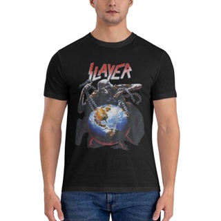 เสื้อยืด พิมพ์ลายคอนเสิร์ต Slayer Intourvention แบบสร้างสรรค์ เป็นที่นิยม ให้เป็นของขวัญได้ สําหรับผู้ชาย