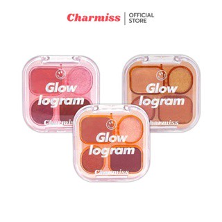 Charmiss Glowlogram Eyeshadow Palette 4g อายแชโดว์เนื้อโมจิ ทั้งเนื้อแมตต์และชิมเมอร์ในตลับเดียว