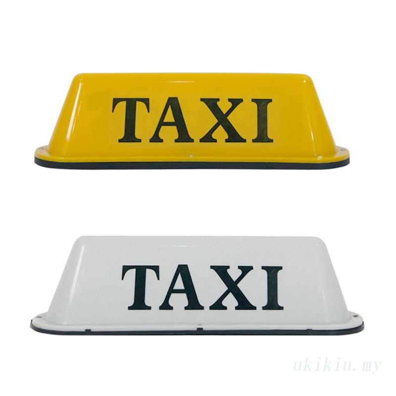 Uki ป้ายแท็กซี่ ป้ายแท็กซี่ ป้ายแท็กซี่ ไฟหน้าหลังคารถยนต์ DC12V ไฟ LED กันน้ํา