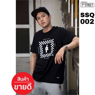 พร้อมส่ง ผ้าฝ้ายบริสุทธิ์ 7th Street เสื้อยืด รุ่น SSQ002 T-shirt