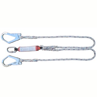 มีด safety harness มาตรฐาน 2 ตะขอใหญ่ มีตัวกันกระชาก Safety Harness BSSA008