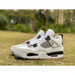 ใหม่ ขายดี รองเท้าบาสเก็ตบอล Air Jordan 4 Retro Grey White Black Panda AJ4 DH6927-111 2023