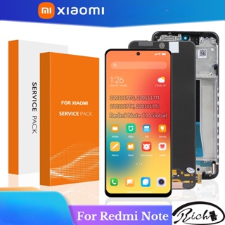 หน้าจอสัมผัสดิจิทัล LCD สําหรับ Xiaomi Redmi Note 11 Redmi Note11 2201117Tg, 2201117Ti