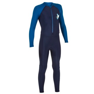 ชุดว่ายน้ำเวทสูทสำหรับเด็กผู้ชายรุ่น 100 (สีน้ำเงิน Mask) Boys Wetsuit Swimwear Model 100 - Blue Mask