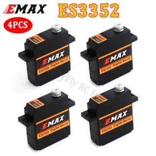 Emax ES3352 เซอร์โวเกียร์ดิจิทัล โลหะ ขนาดเล็ก 12.4 กรัม สําหรับเครื่องบินบังคับ JR Plug Type