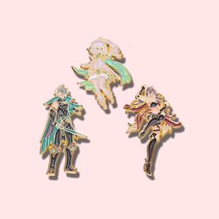 Genshin เข็มกลัด รูปเกม Impact Surrounding Enamel Pins สําหรับของขวัญวันเด็ก