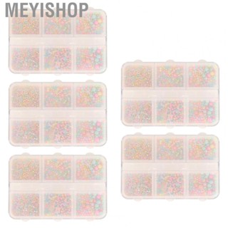 Meyishop Nail Art Beads  Plastic Material Manicure Art Beads  for Party