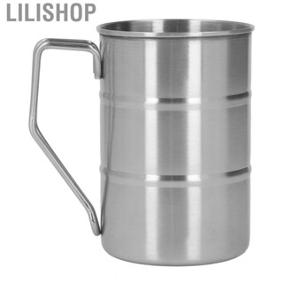 Lilishop Stainless Steel Cup Drop Resistant Stainless Steel Beer Mug for Home for