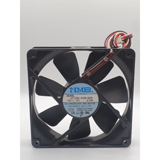 พัดลม NMB model 4710NL-04W-B59 12V 0.74A ขนาด 120×120×25mm รุ่นบาง