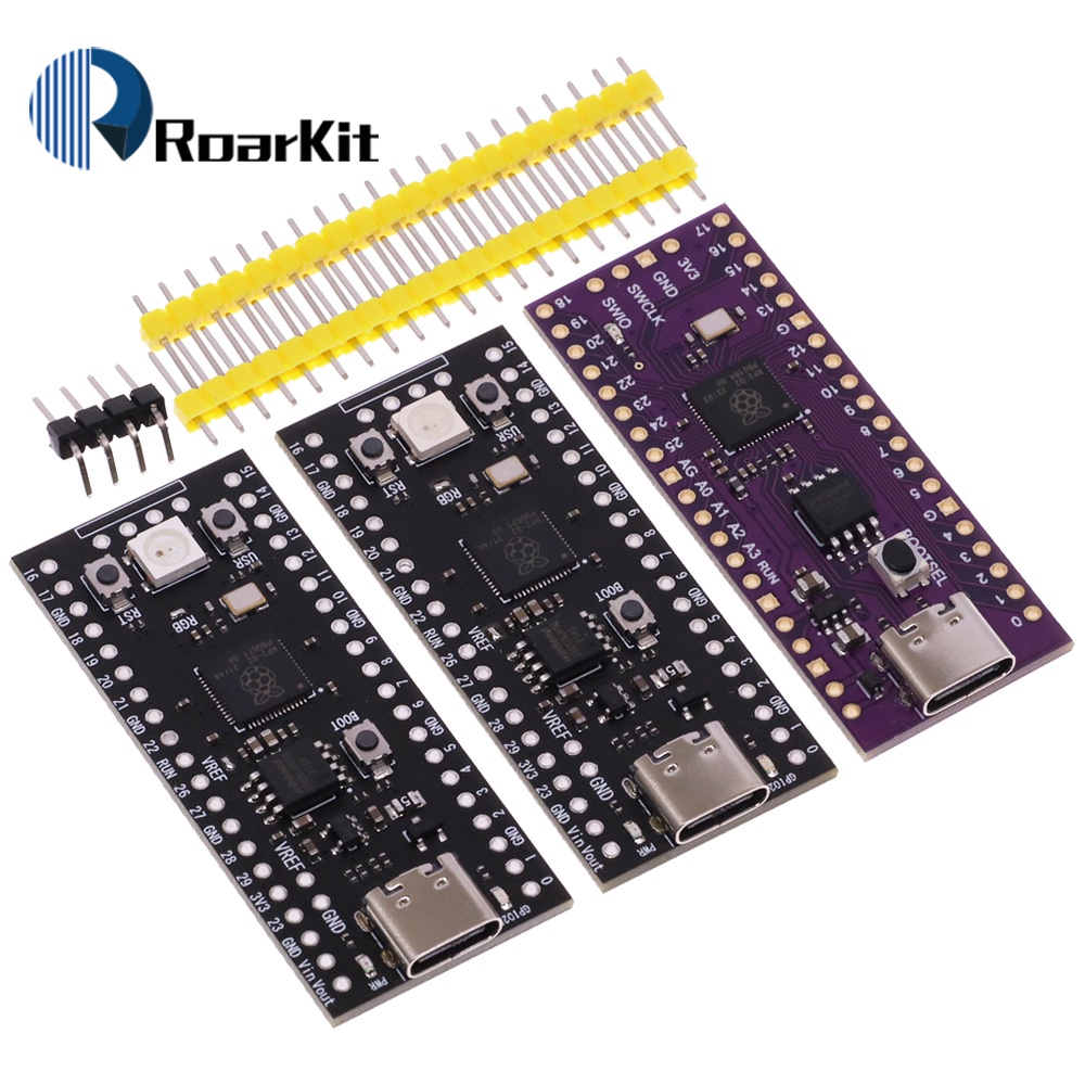 Raspberry Pi Pico Type-C USB Dual-core Cortex M0 + โปรเซสเซอร์ Microcontroller ยืดหยุ่นอินเทอร์เฟซดิ