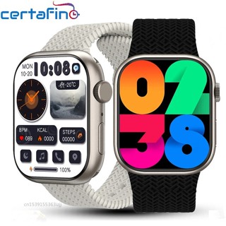 Certafina HK9 Pro AMOLED Smart Watch 2023 Series 8 Compass Smooth Touch Siri Call Message Grouping Sport Watch