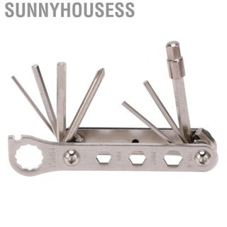 Sunnyhousess Bicycle  Tool Kit  Bicycle Multi Tools 12 in 1 Stainless Steel  for Outdoor