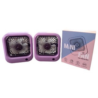 MINI FAN W1614A พัดลม พกพา ขนาดเล็ก ตั้งโต๊ะ